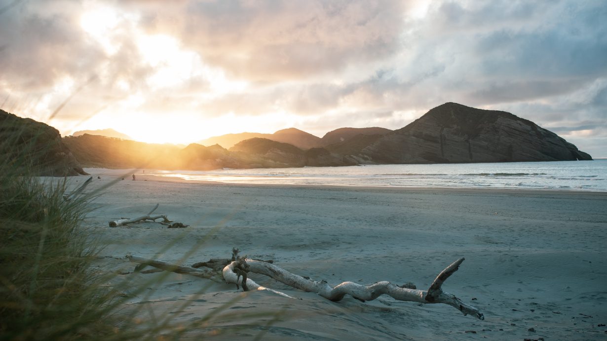 Wharariki Beach